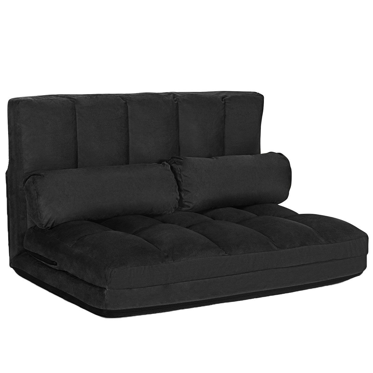 COSTWAY Schlafsofa, mit Bettfunktion, 2 Sitzer,klappbar, günstig online kaufen