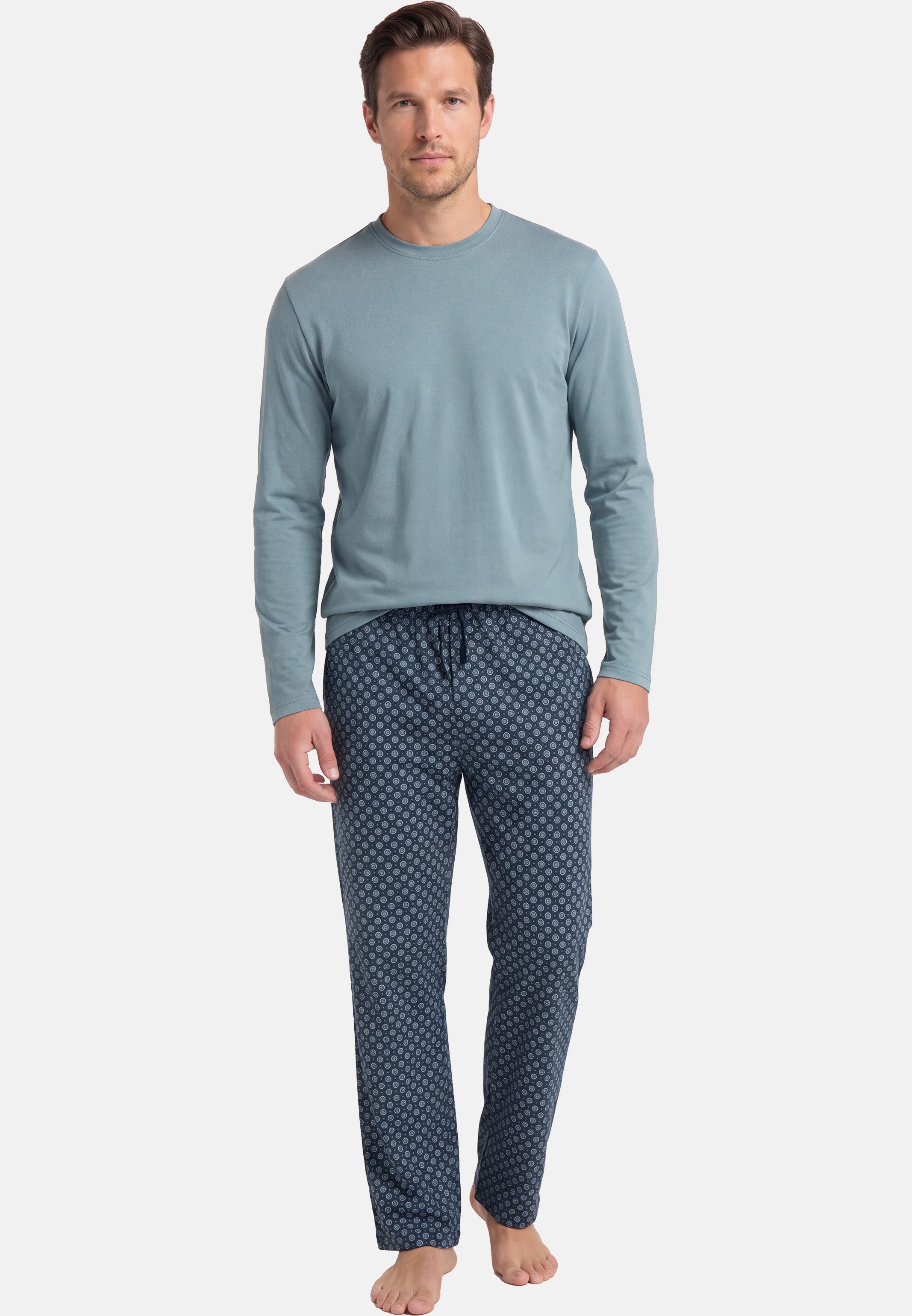 Ammann Pyjama Mix & Match (Set, 2 tlg) Schlafanzug - Baumwolle - Blickdicht