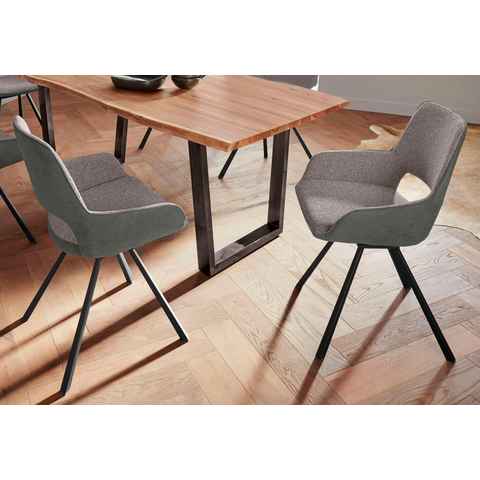 MCA furniture 4-Fußstuhl Parana (Set, 2 St), Stuhl belastbar bis 120 Kg
