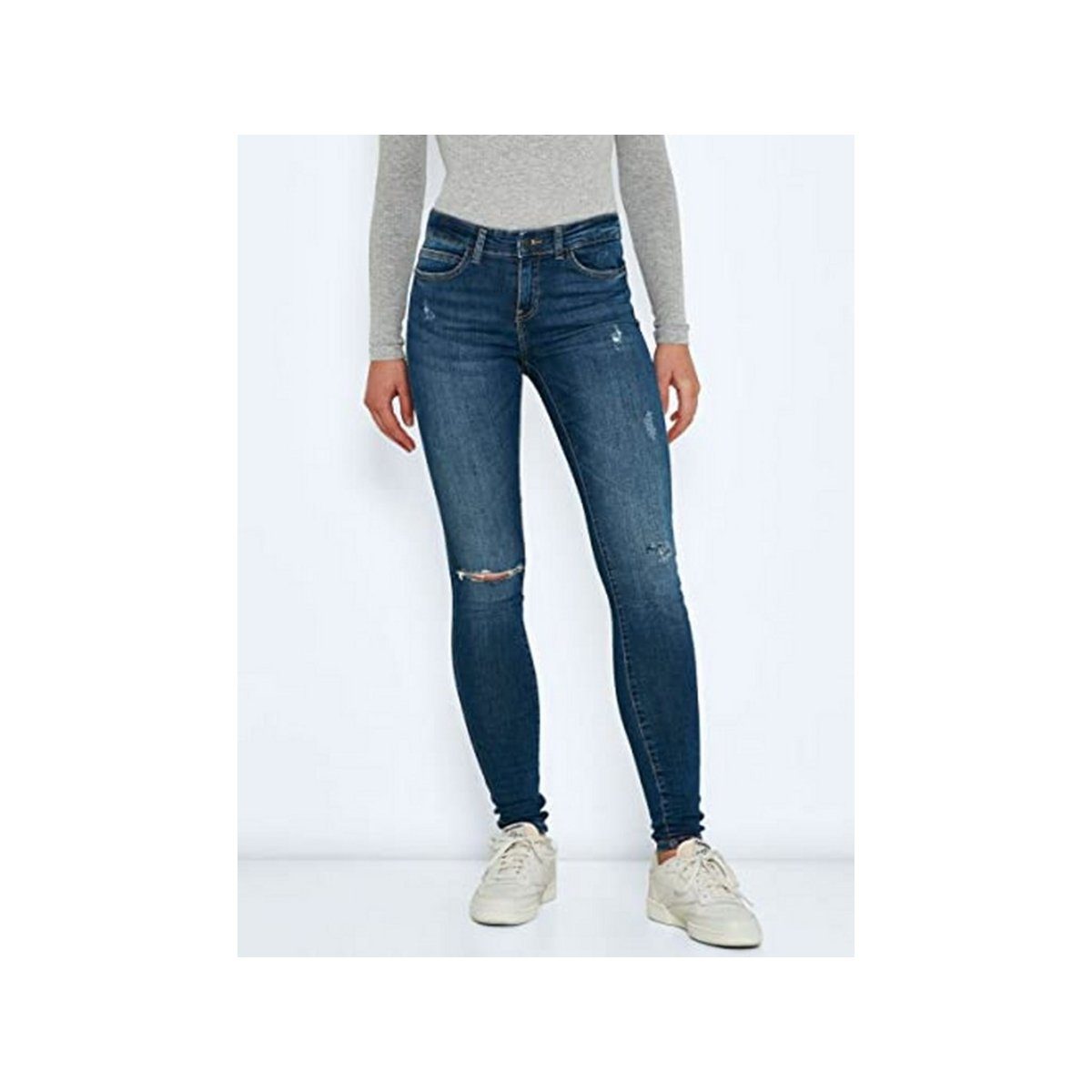 5-Pocket-Jeans mittel-blau (1-tlg) may Noisy