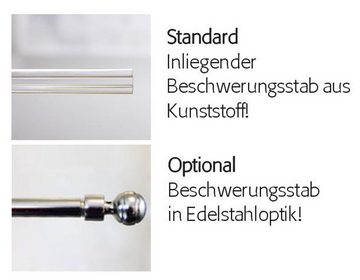 Scheibengardine Scheibenhänger Mohnblume vertic R edition- eckig mit Beschwerung, gardinen-for-life