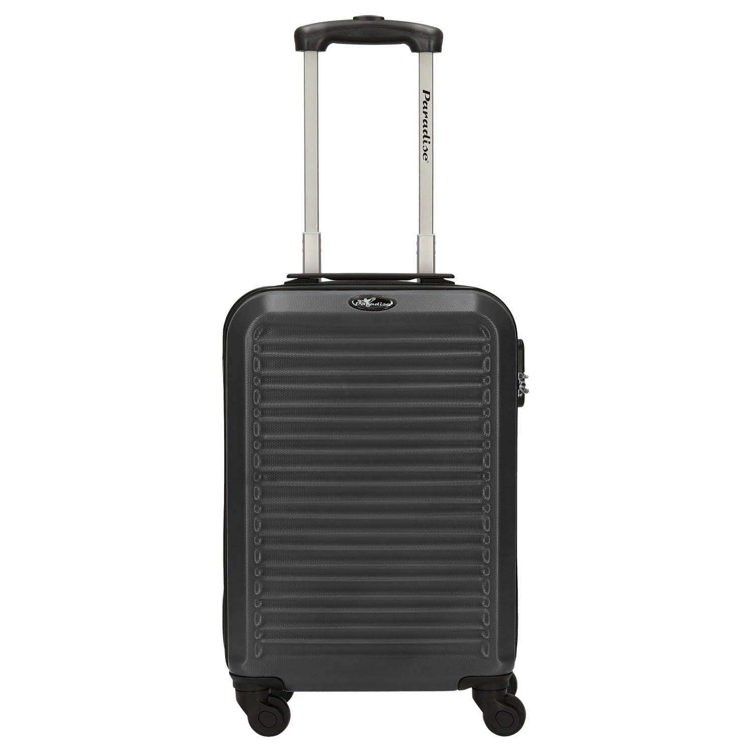 CHECK.IN® Trolley Havanna - 4-Rollen-Kabinentrolley 54 cm, 4 Rollen schwarz