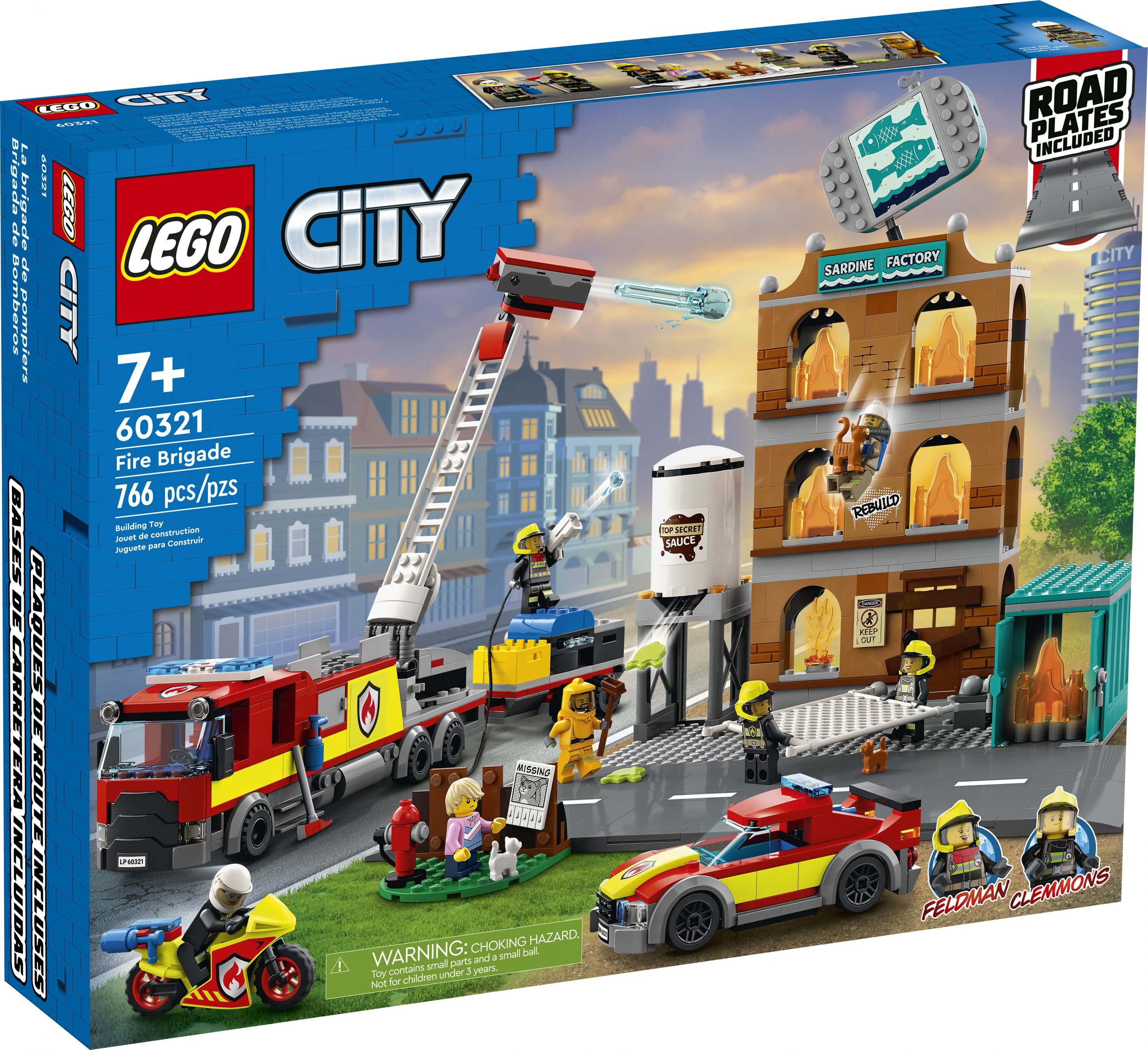 LEGO® LEGO® City 60321 Feuerwehreinsatz mit Löschtruppe Konstruktionsspiels günstig online kaufen