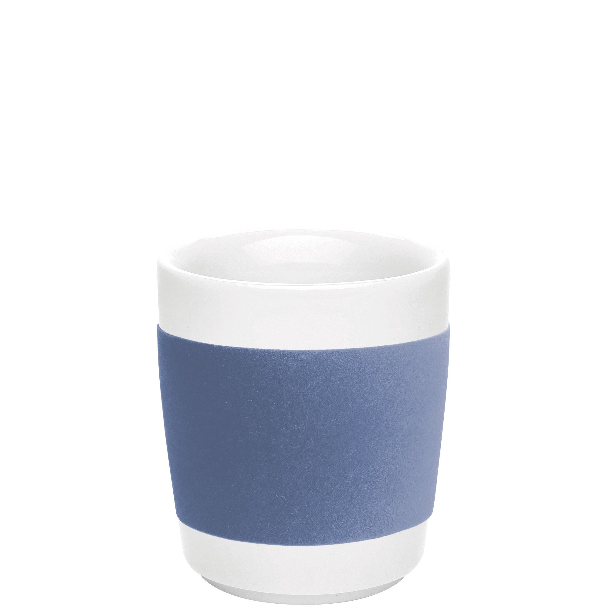 KAHLA Becher touch! henkelloser Becher mit Samt-Banderole, Porzellan, Made in Germany