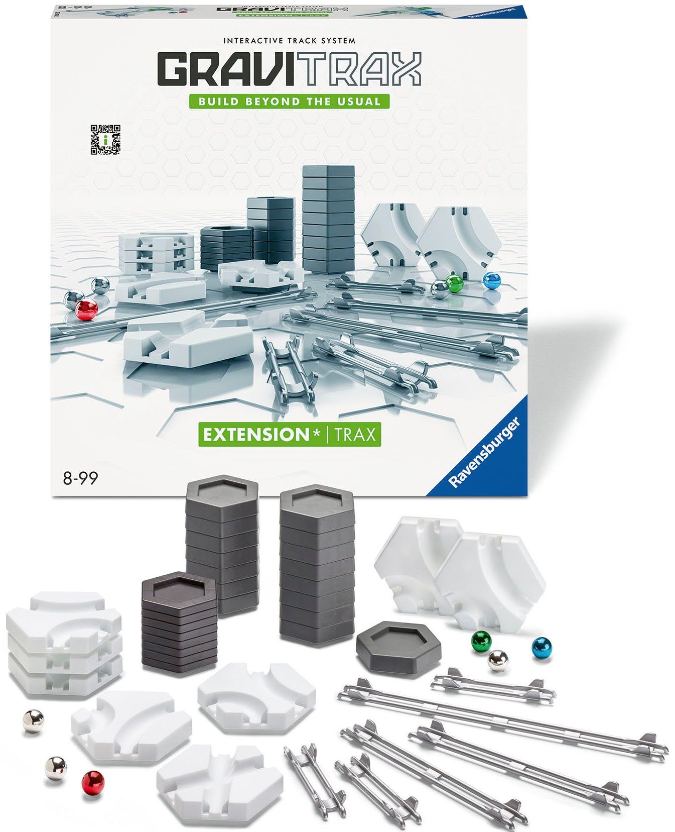 Ravensburger Kugelbahn-Bausatz GraviTrax Extension Trax, Made in Europe
