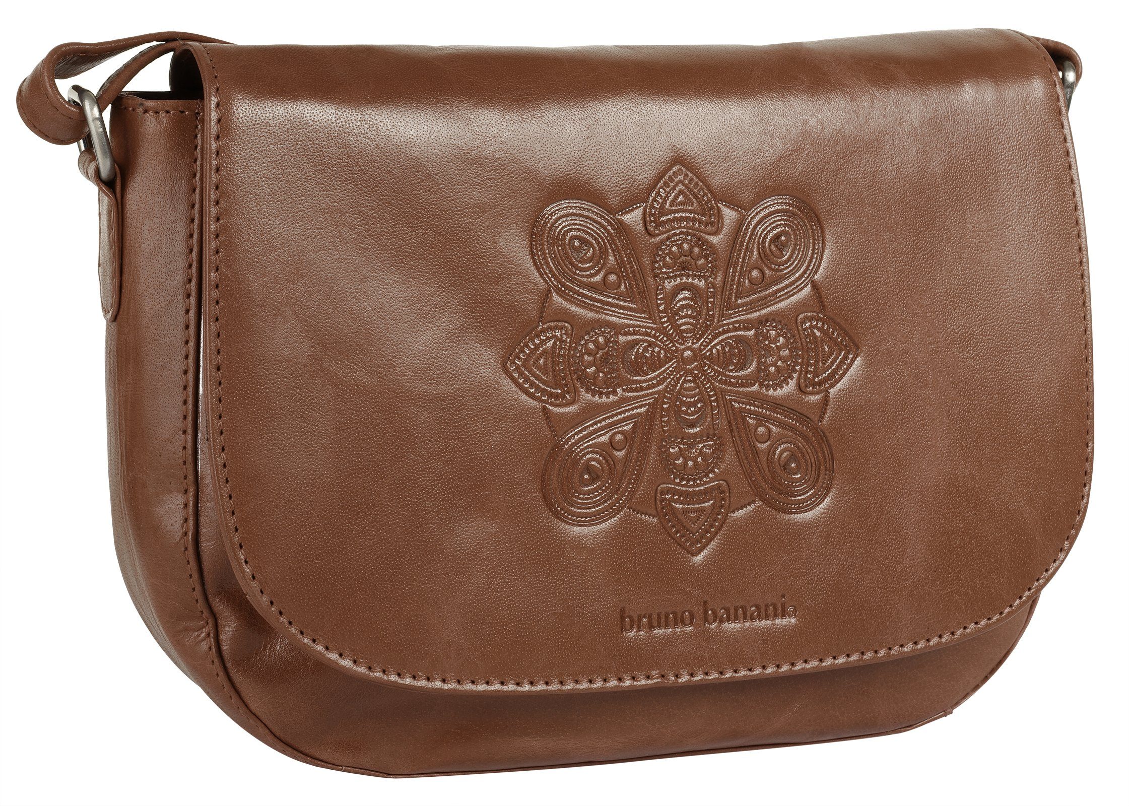 Bruno Banani Umhängetasche Mandala, echt Leder