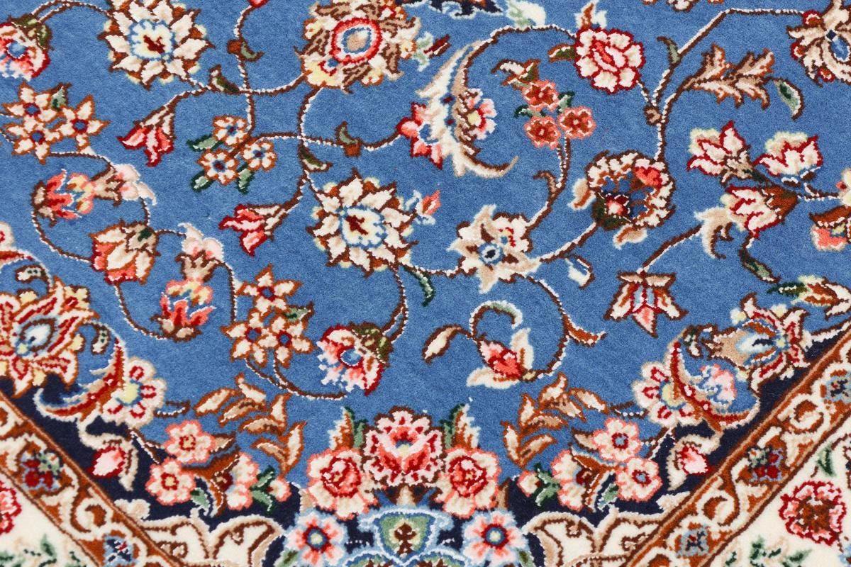 Trading, rechteckig, 81x121 Isfahan Nain Seidenkette Handgeknüpfter Orientteppich Orientteppich, 6 Höhe: mm