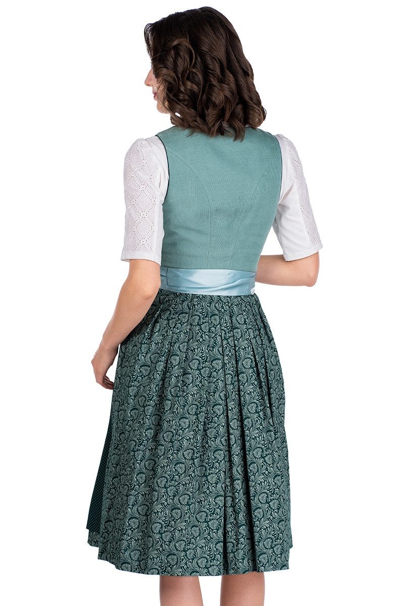 MarJo Dirndl Cord Dirndl 2tlg. - CONNY - flaschengrün – Bild 5 von 5