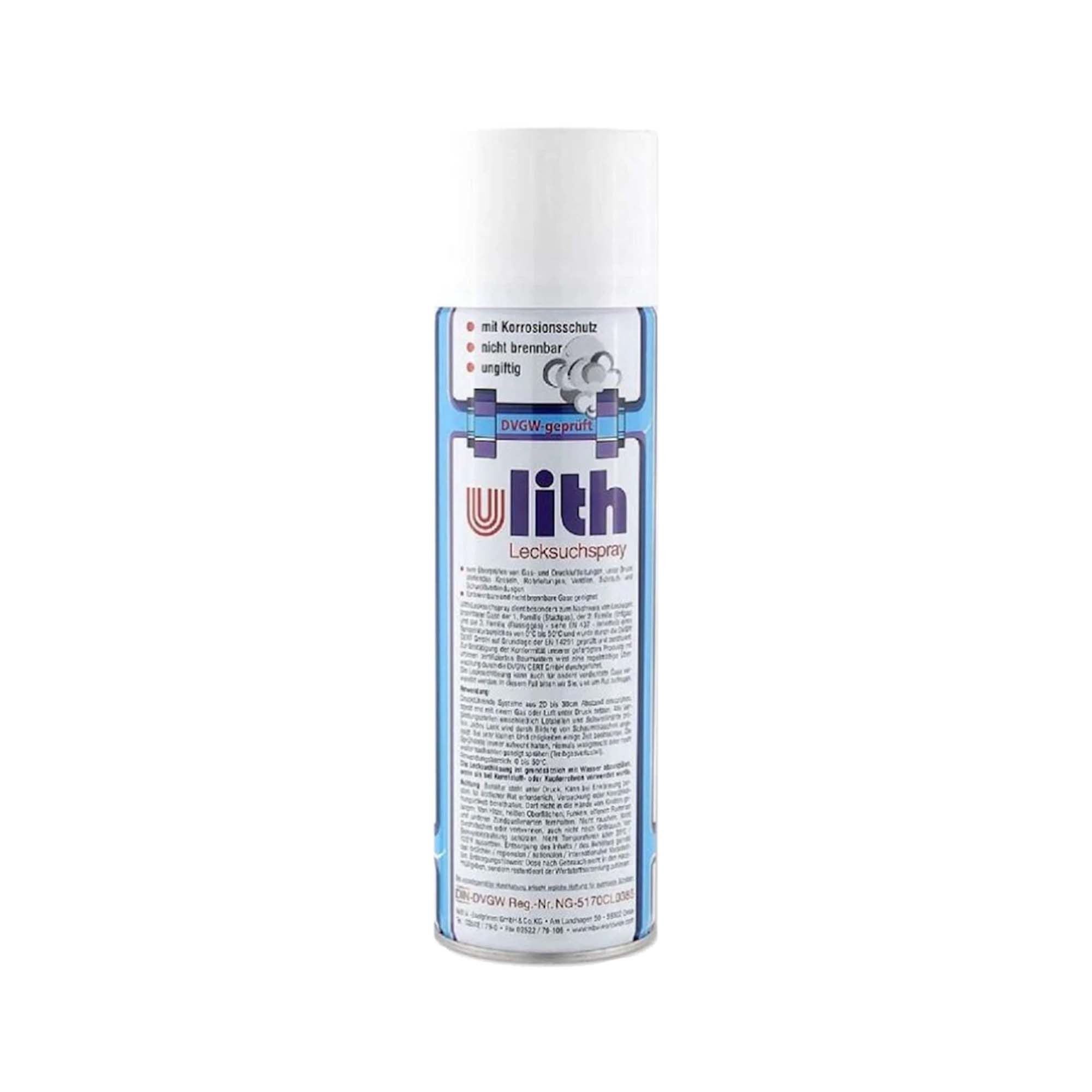 Ulith Lecksuchspray - 400 ml Dose - für Gase - DIN-DVGW zugelassen - 244001 Allzweckreiniger