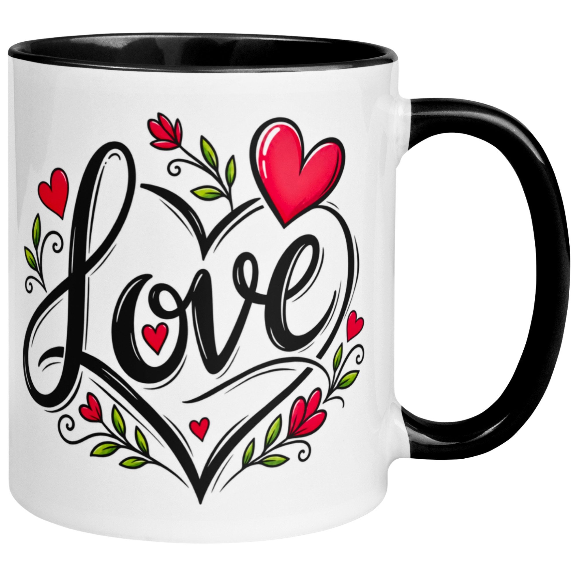 Momentals Tasse Liebe – Grenzenlose Liebe – Ich liebe Dich Geschenk Partner Jahrestag, Gratis Versand · Links-&Rechtshänder · Spülmaschinenfest