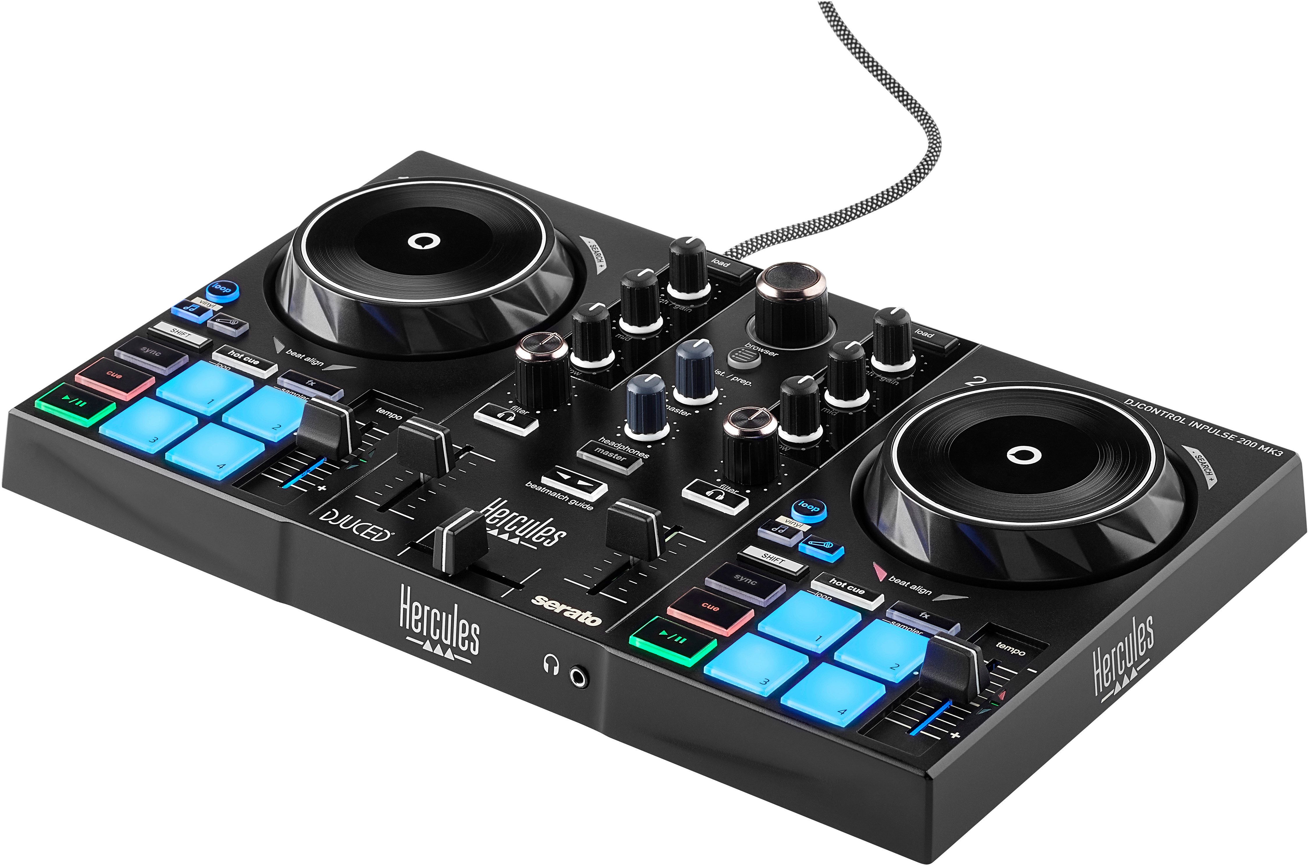 HERCULES DJ Controller DJControl Inpulse 200 MK3