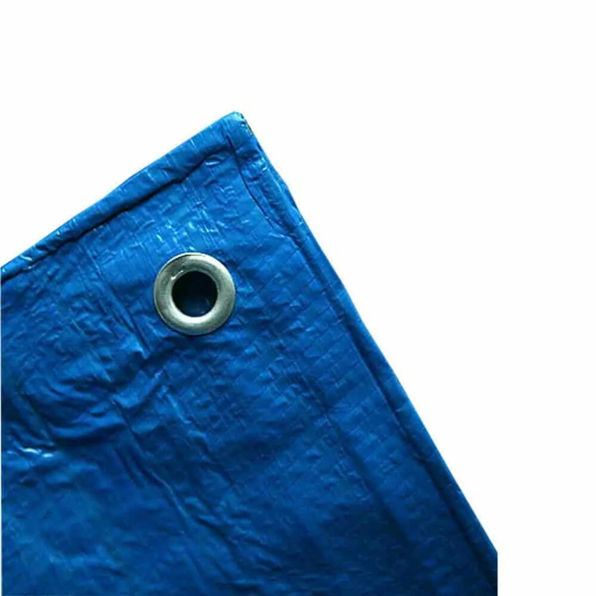 Boni-Shop Meterware 3 x 4 Meter(12m) blaue Gewebeplane