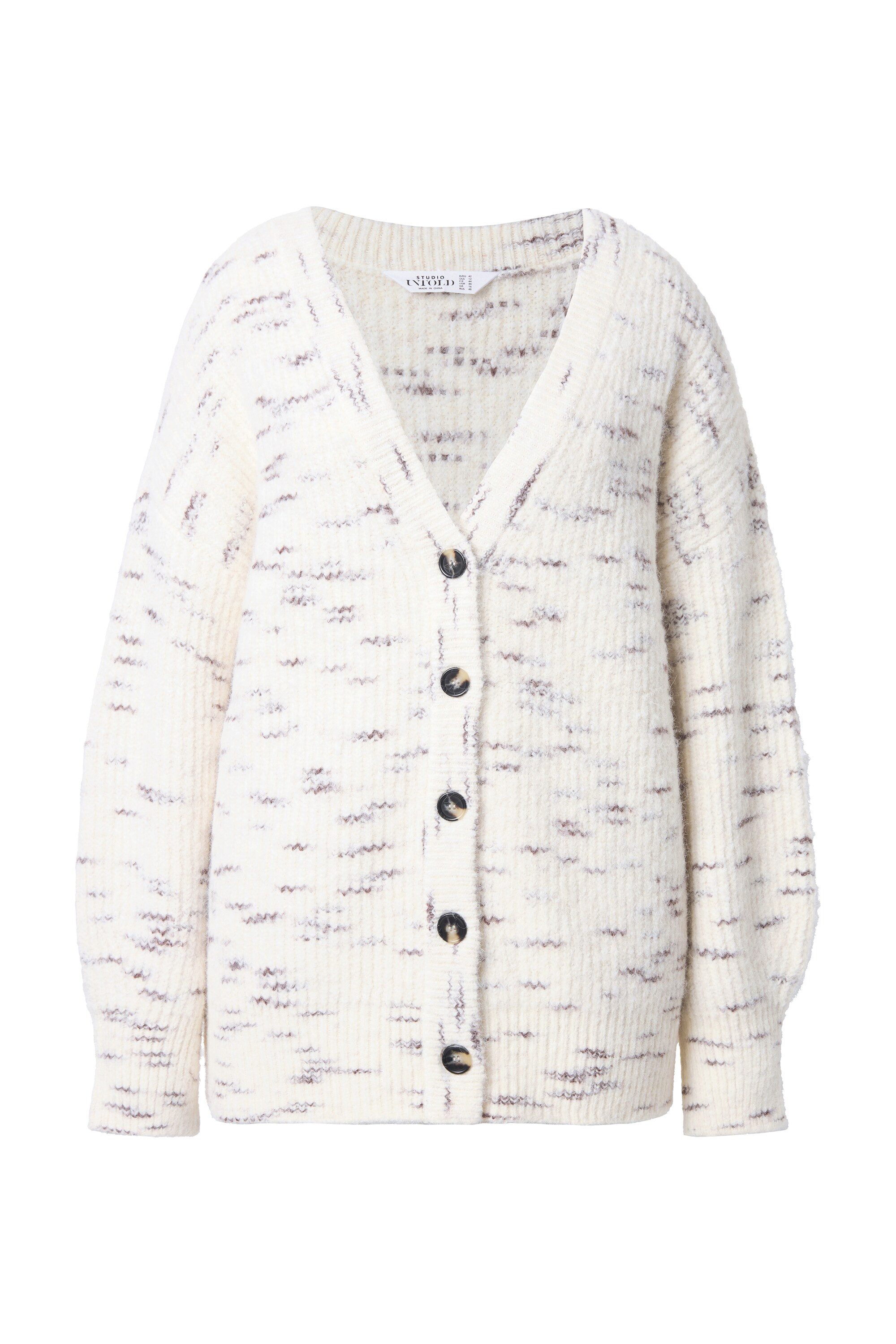 Studio Untold Strickjacke Strickjacke oversized Melangestrick günstig online kaufen