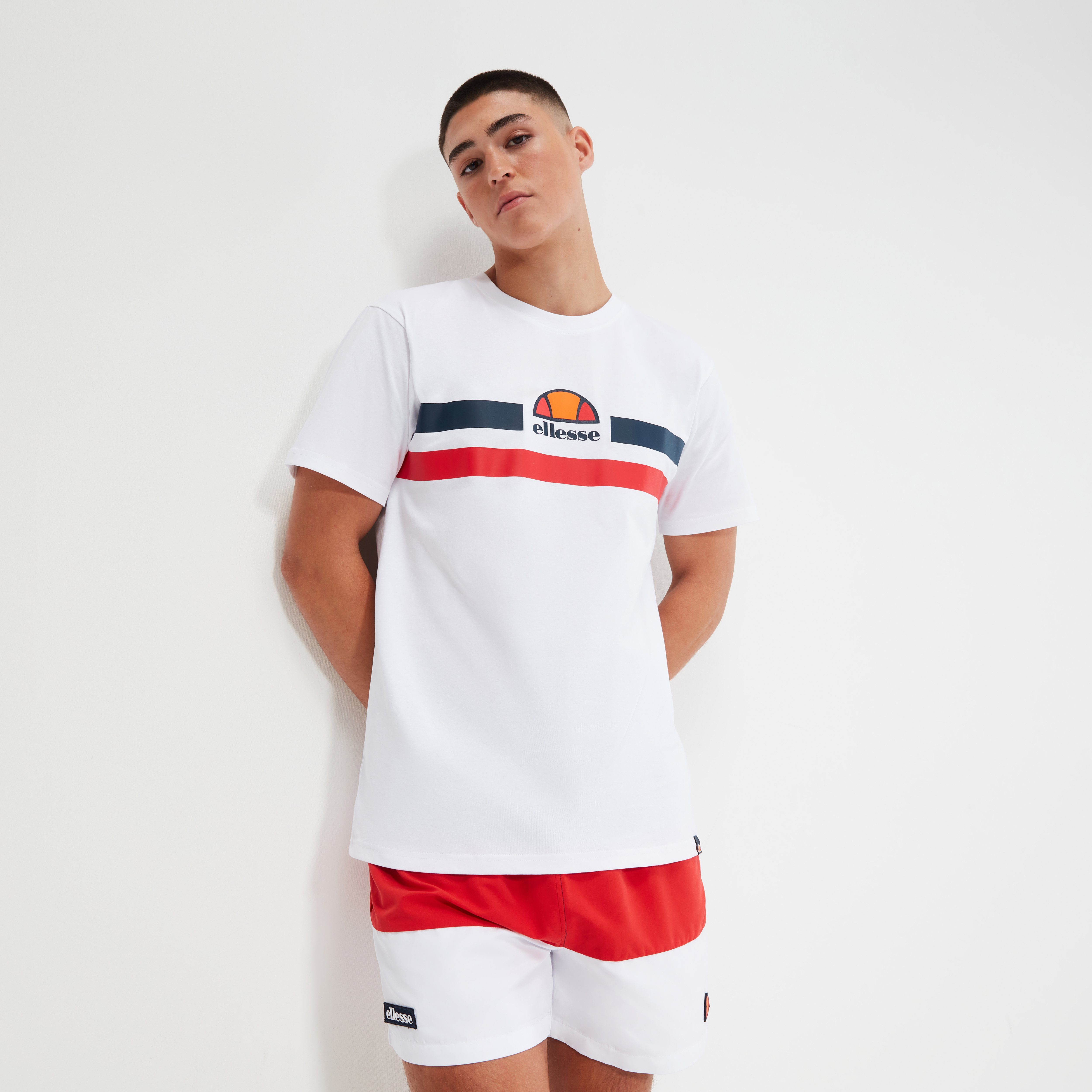 Ellesse T-Shirt H T-SHIRT mit Logodruck