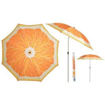 esschert design Balkonsichtschutz Schirm Orange 184 cm TP264
