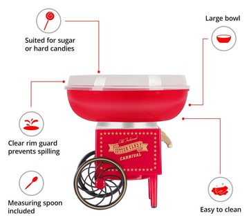 Stagecaptain Zuckerwattemaschine für Zuhause - Cotton Candy Maker für Kindergeburtstag, für Zucker oder Bonbons geeignet