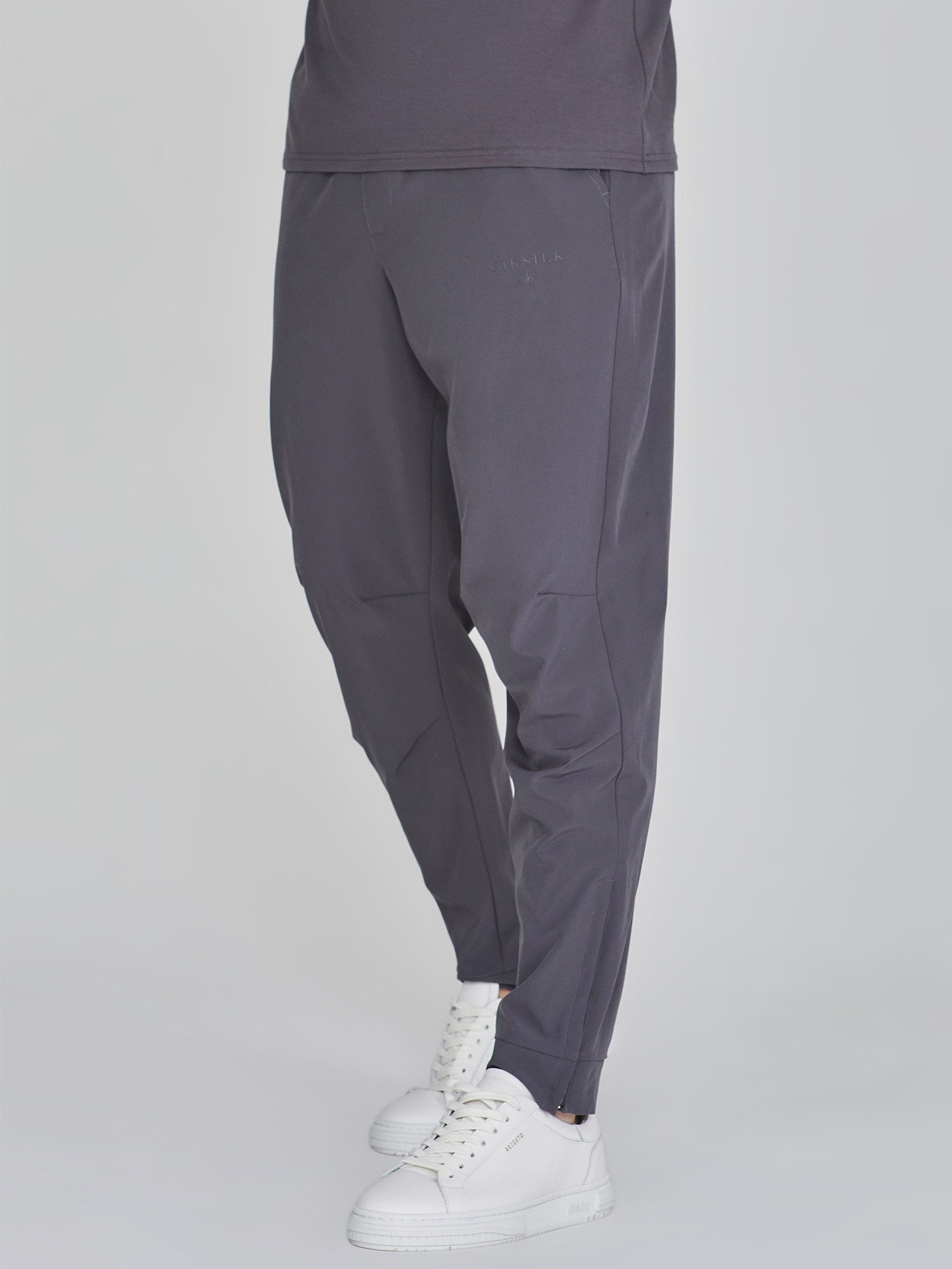 Siksilk Stoffhose SikSilk Herren Dunkelgraue Smart Hose