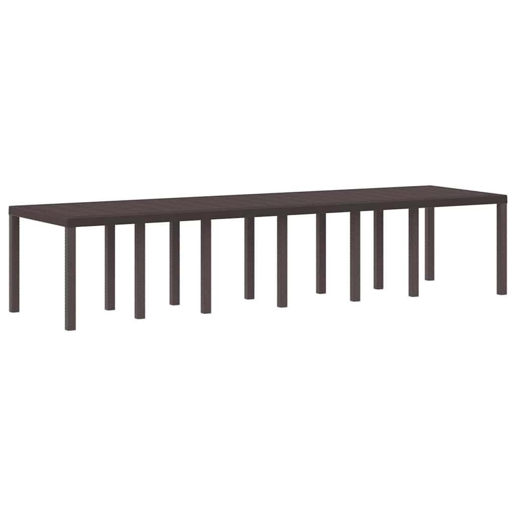 vidaXL Gartentisch Gartentisch Braun 350 x günstig online kaufen