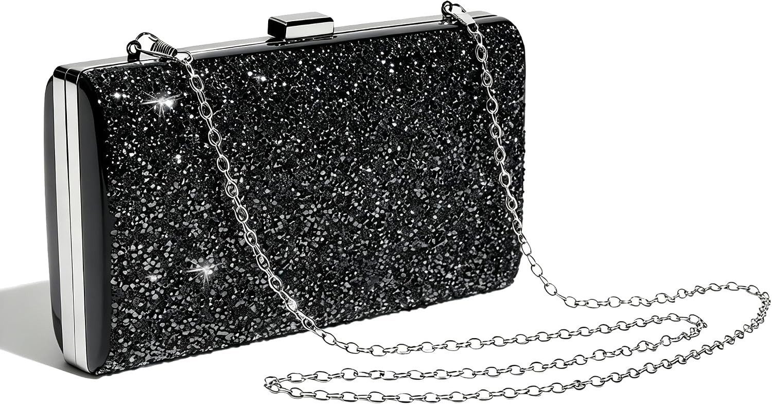 nsihing Abendtasche Damen-Strass-Abendtasche, funkelnde Clutch, ideal für Hochzeiten, Partys, Bälle und Cocktailpartys