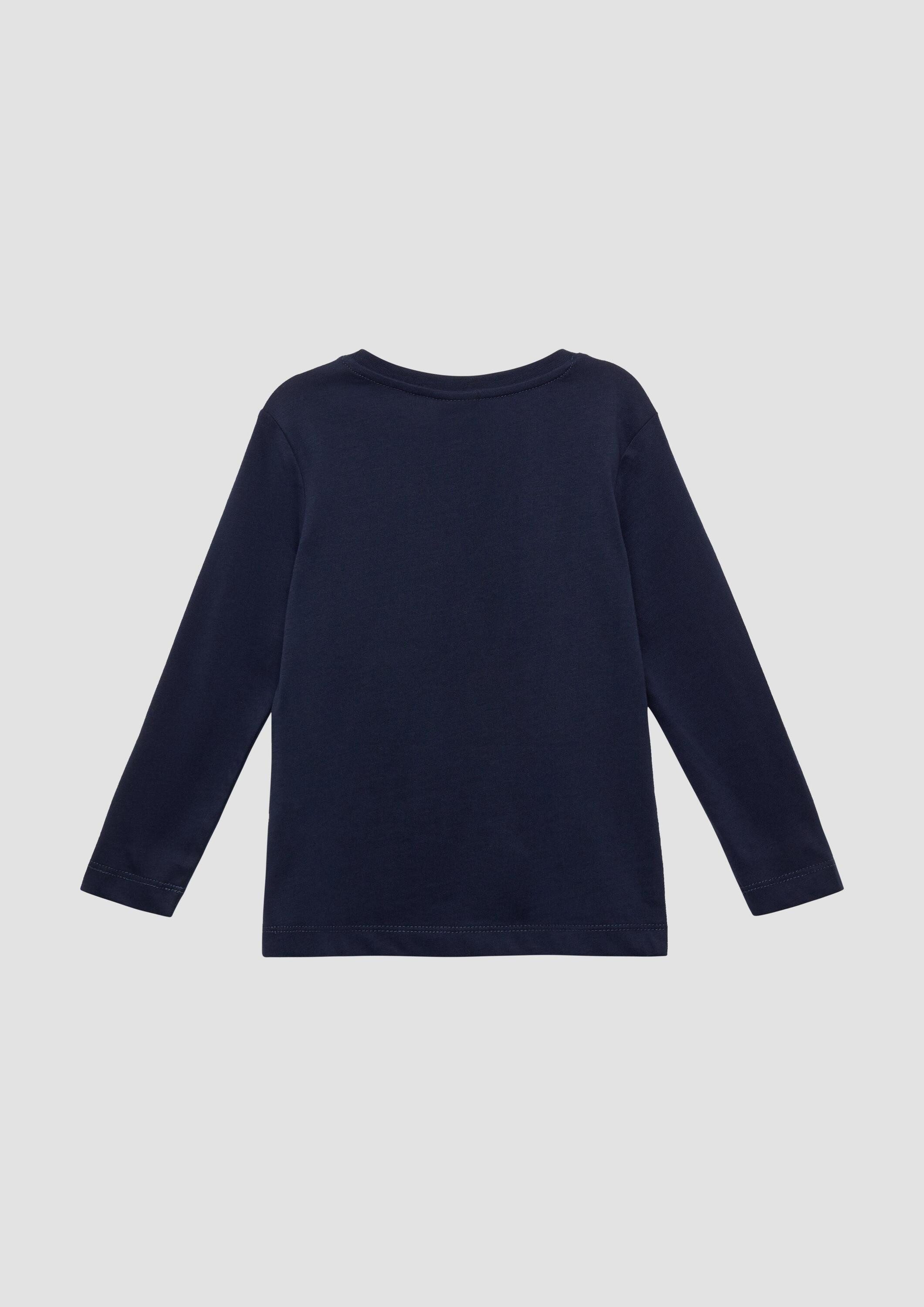 s.Oliver Langarmshirt T-Shirt Longsleeve mit Fotoprint und 3D-Effekt