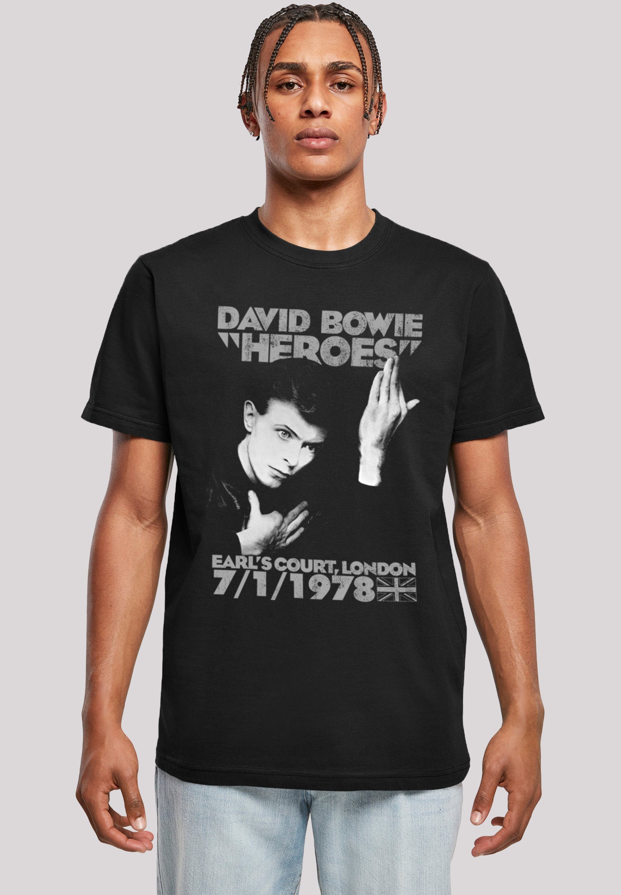 Heroes Bowie Court F4NT4STIC David T-Shirt Print Earls