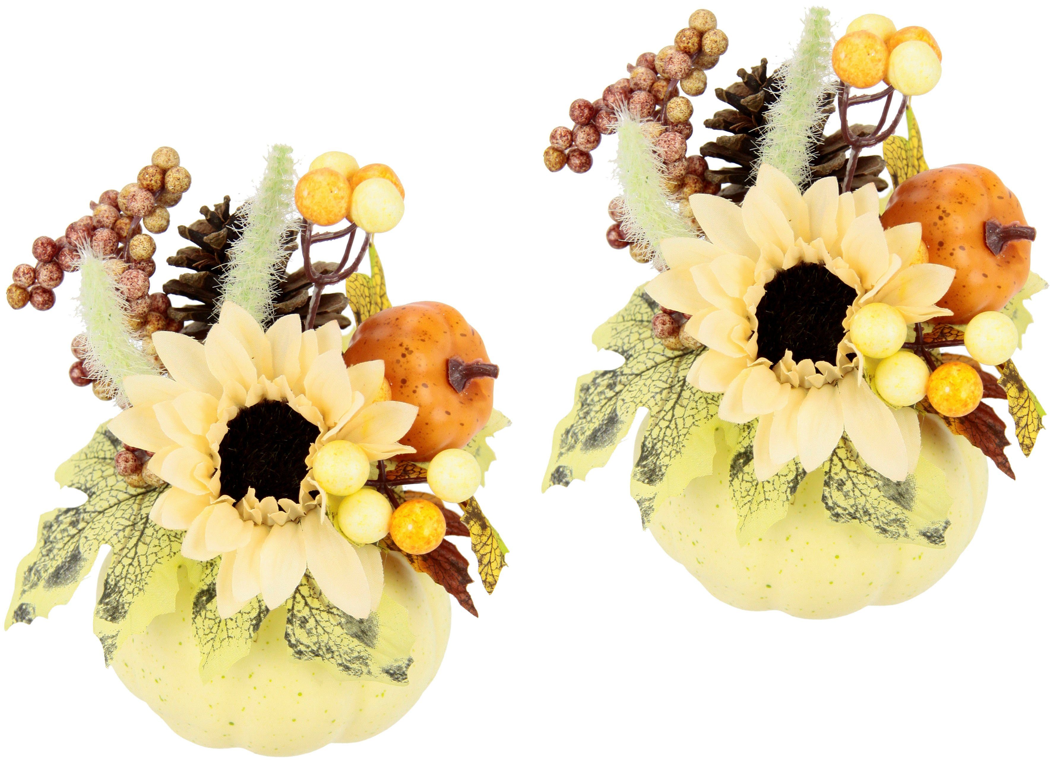 Gestecke Herbstblumen, Ideales Geschenk als Höhe Sonnenblume, cm, I.GE.A., oder 18 zur Einweihung