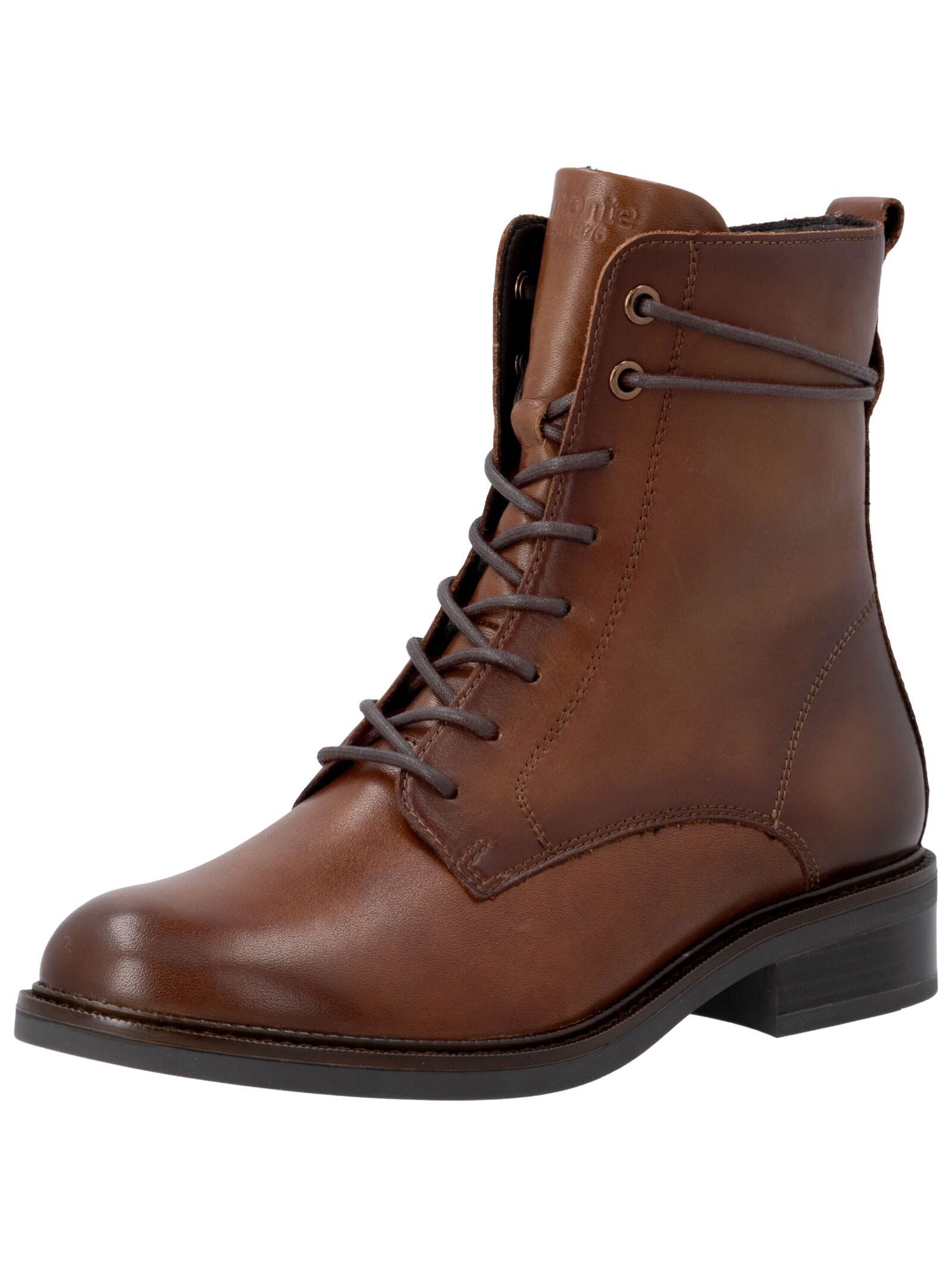 Remonte Stiefelette Glattleder . Schnürstiefelette