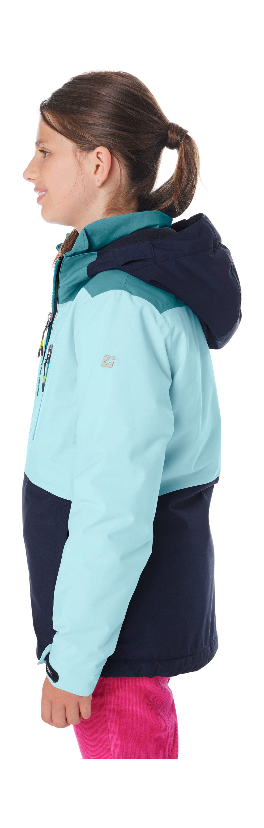 Killtec Skijacke KSW 331 GRLS SKI JCKT Atmungsaktive, wasserdichte Jacke mit Fleece-Innenseite, Skipasstasche