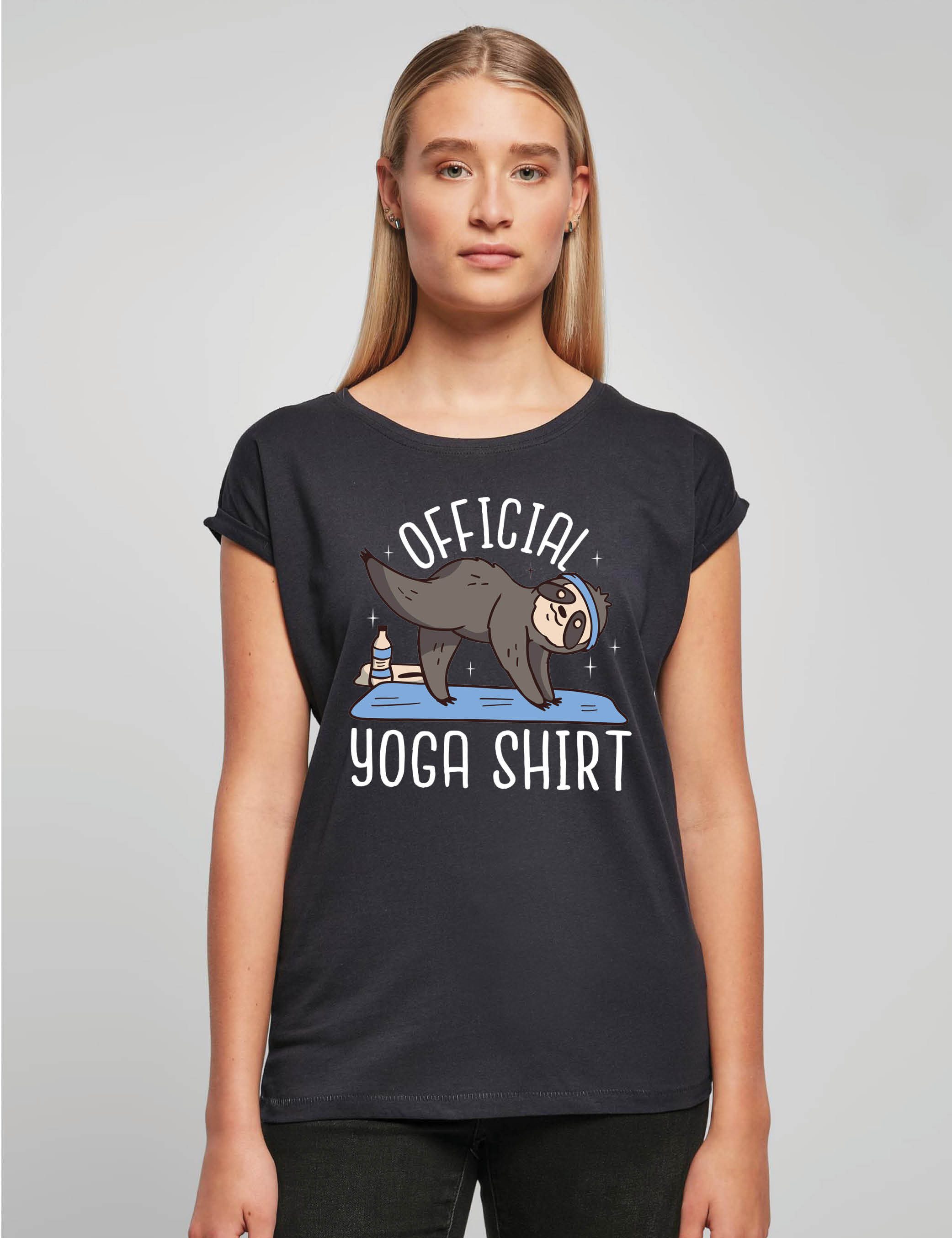 Youth Designz Print-Shirt "Official Yoga Shirt" Damen T-Shirt Statement ode günstig online kaufen