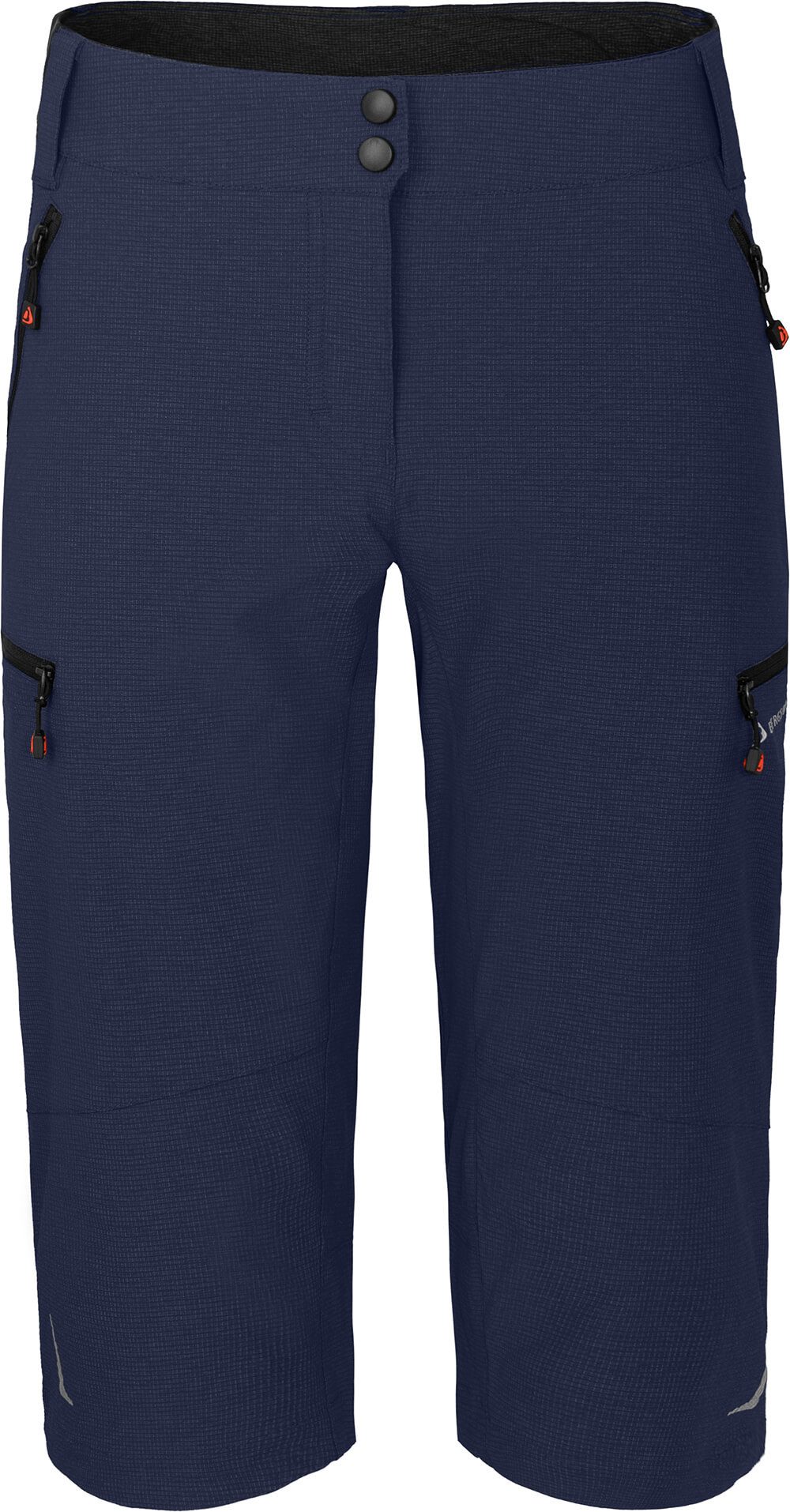 Bergson Fahrradhose VALLI Capri Damen 3/4 Radhose, robust, elastisch, Normalgrößen, peacoat blau