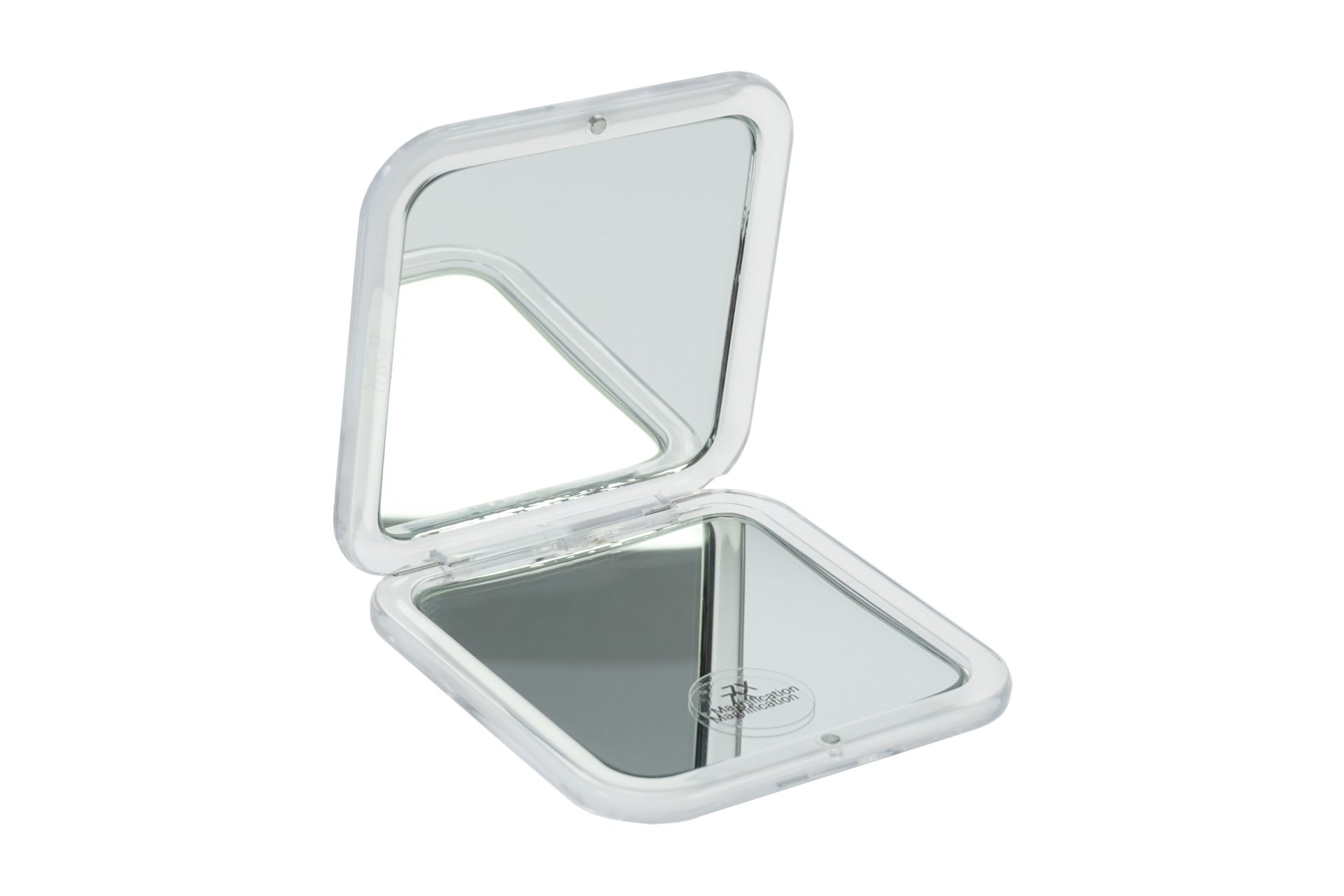 Taschenspiegel Taschenspiegel Acryl/Weiß mit 7-fach Vergrösserung