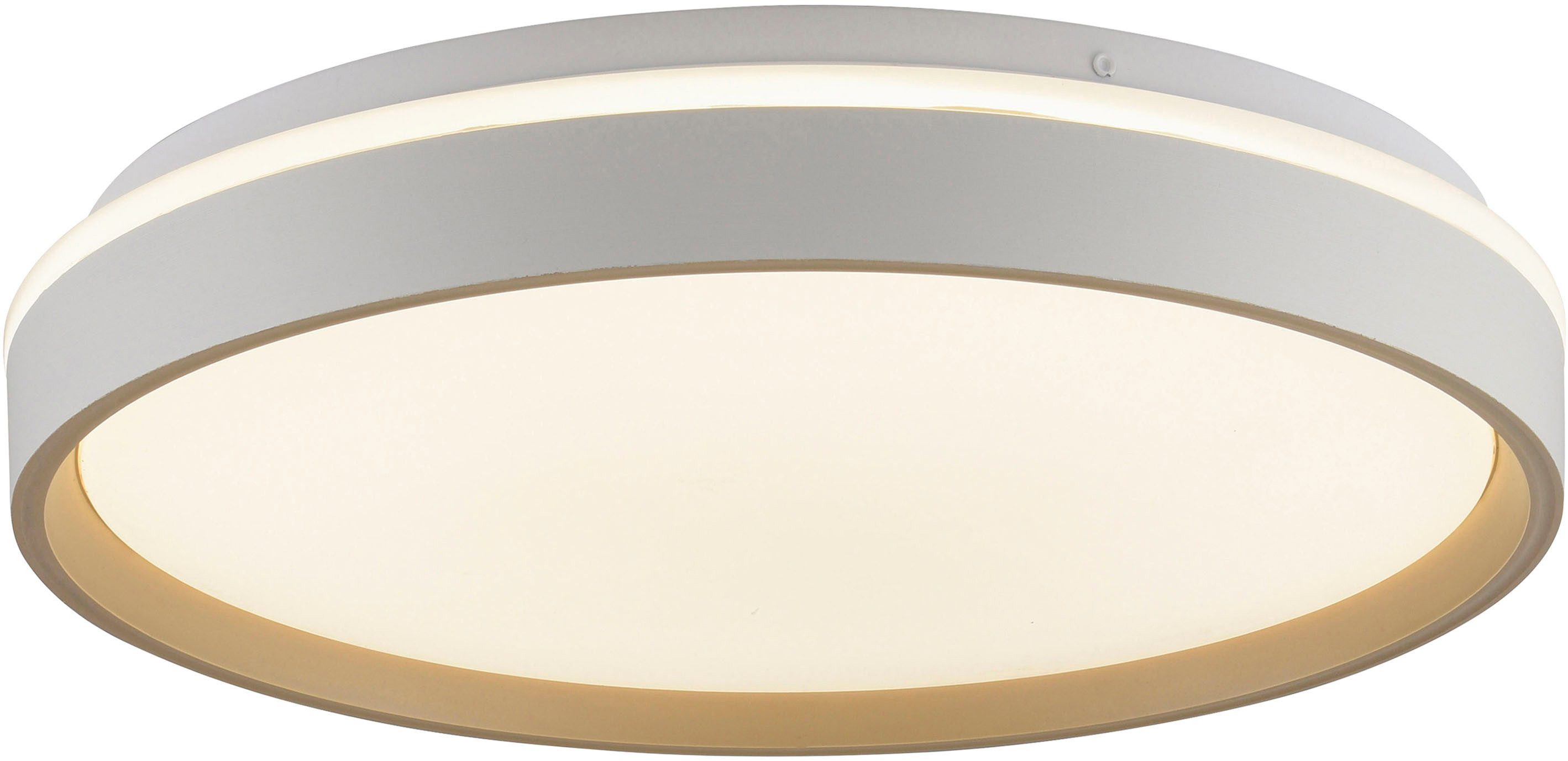 JUST LIGHT LED Deckenleuchte MIO, CCT - über Fernbedienung, LED fest integriert, warmweiß - kaltweiß, CCT-Farbtemperatursteuerung, Infrarot-FB, Stufenlos dimmbar, Memory