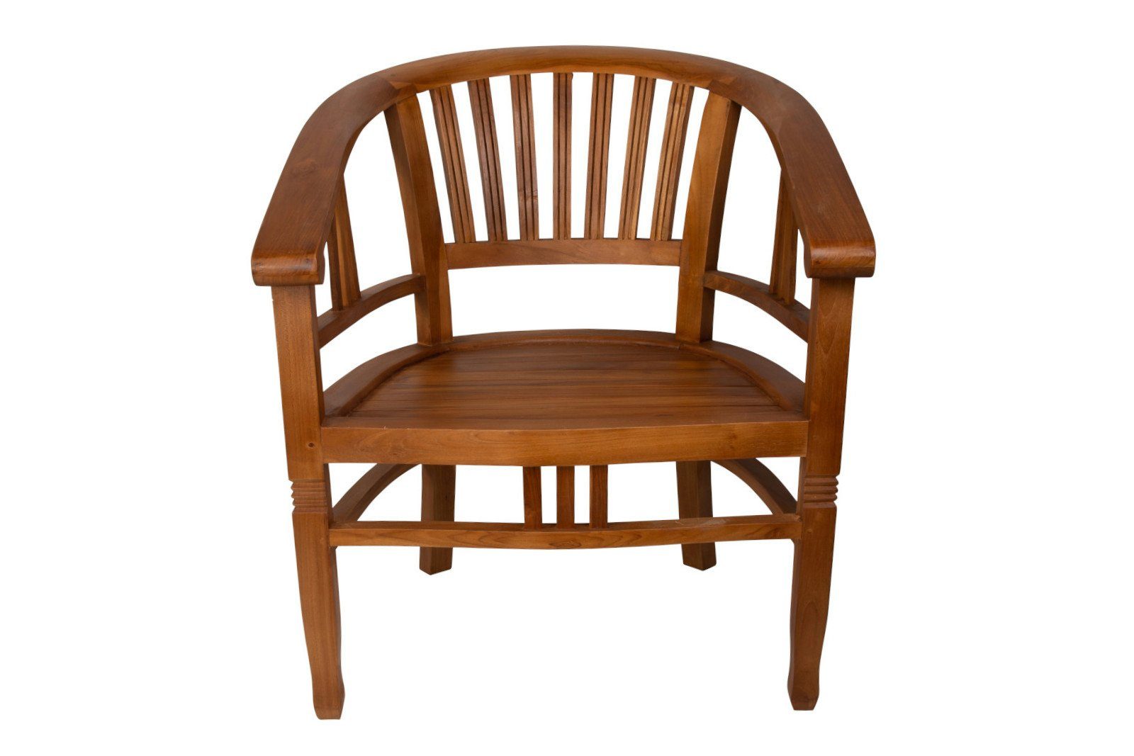 Junado® Gartenstuhl Moreno, aus Teakholz, mit Armlehnen, auch mit Sitzkissen | Stühle