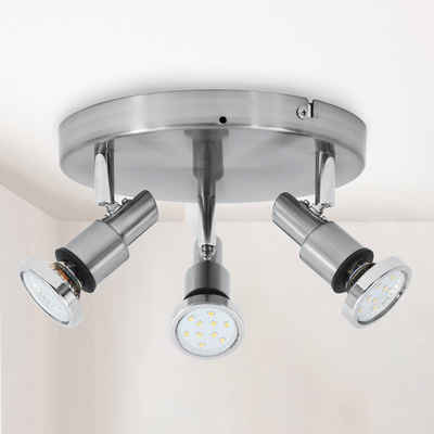 B.K.Licht LED Deckenspot »Aurel«, LED Deckenstrahler Badlampe IP44 Badezimmer Deckenleuchte Lampe GU10