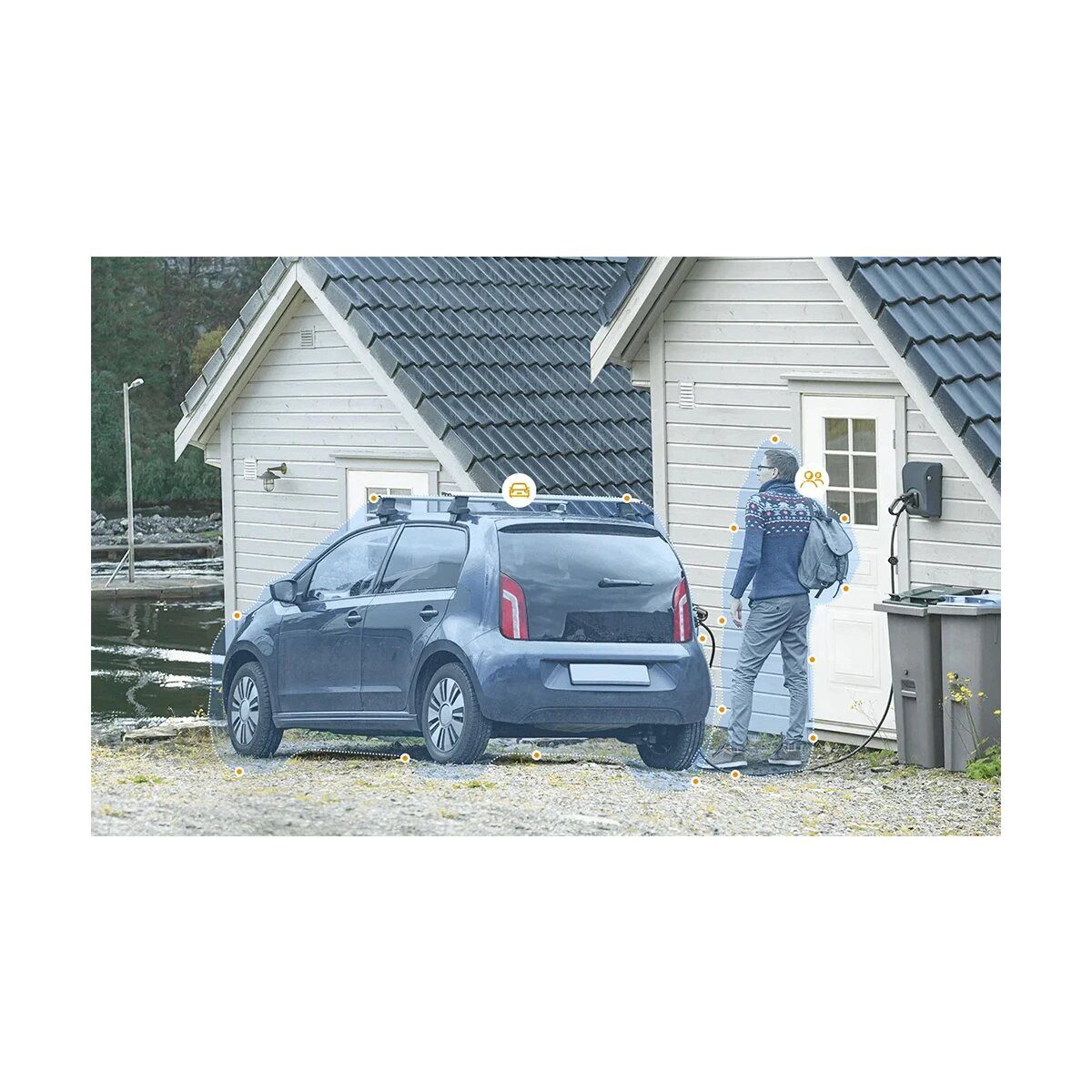 Imou Überwachungskamera IMOU Bulb Cam 5MP 2-in-1 WLAN Lampe & 360 Außenkamera (1-tlg)