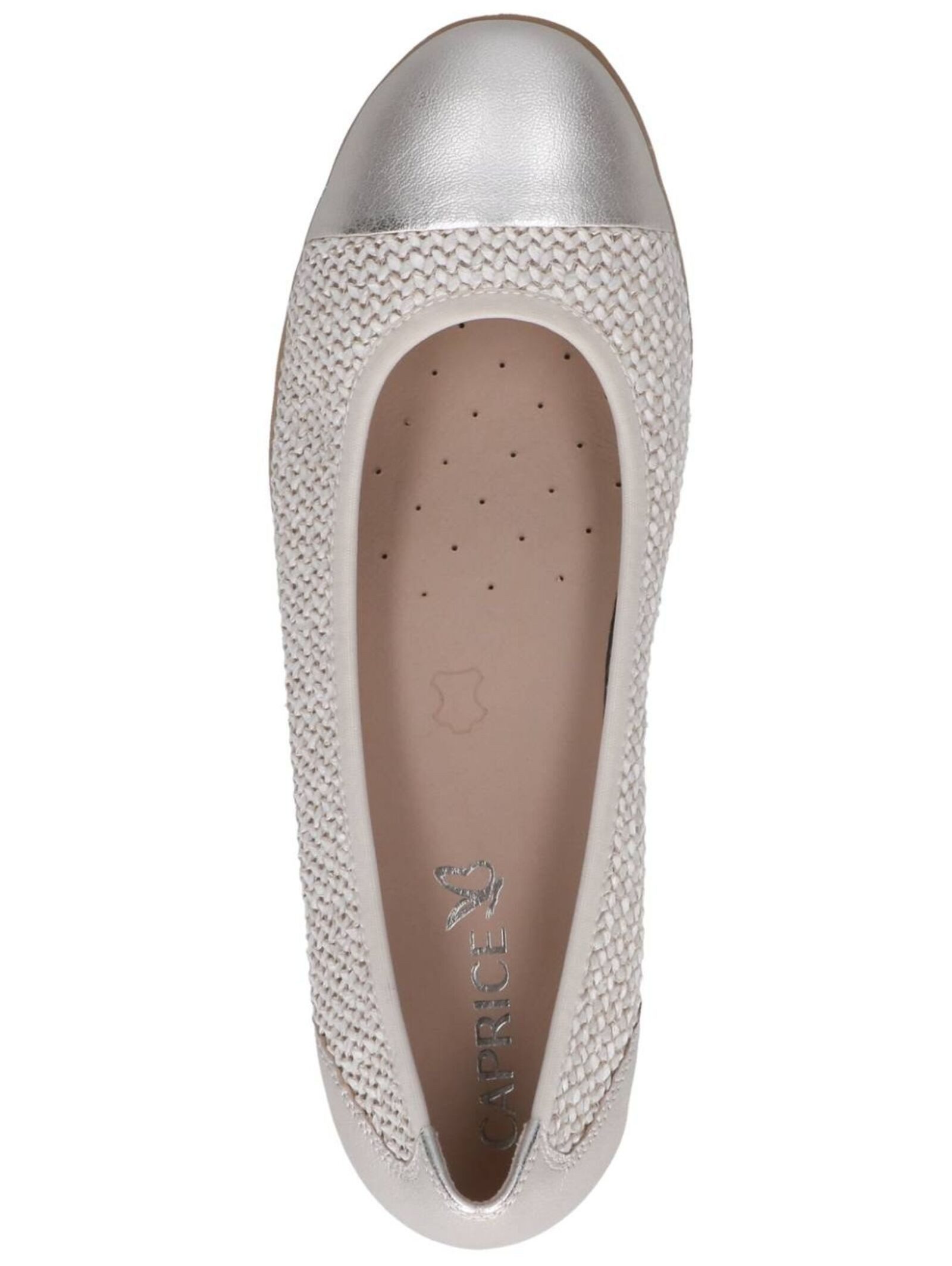 Caprice Ballerinas Leder/Textil . Ballerina