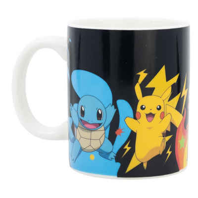POKÉMON Tasse Pokemon Pikachu magische Kaffeetasse Teetasse Geschenkidee 325 ml, Keramik