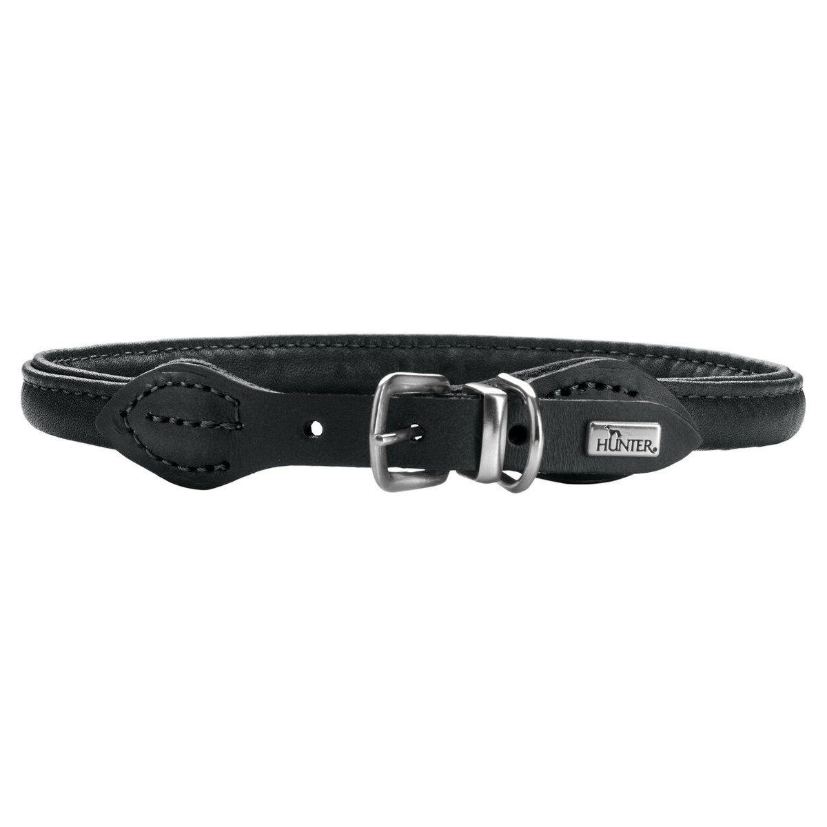 Hunter Tierbedarf Halsband Round & Soft Canadian Up schwarz