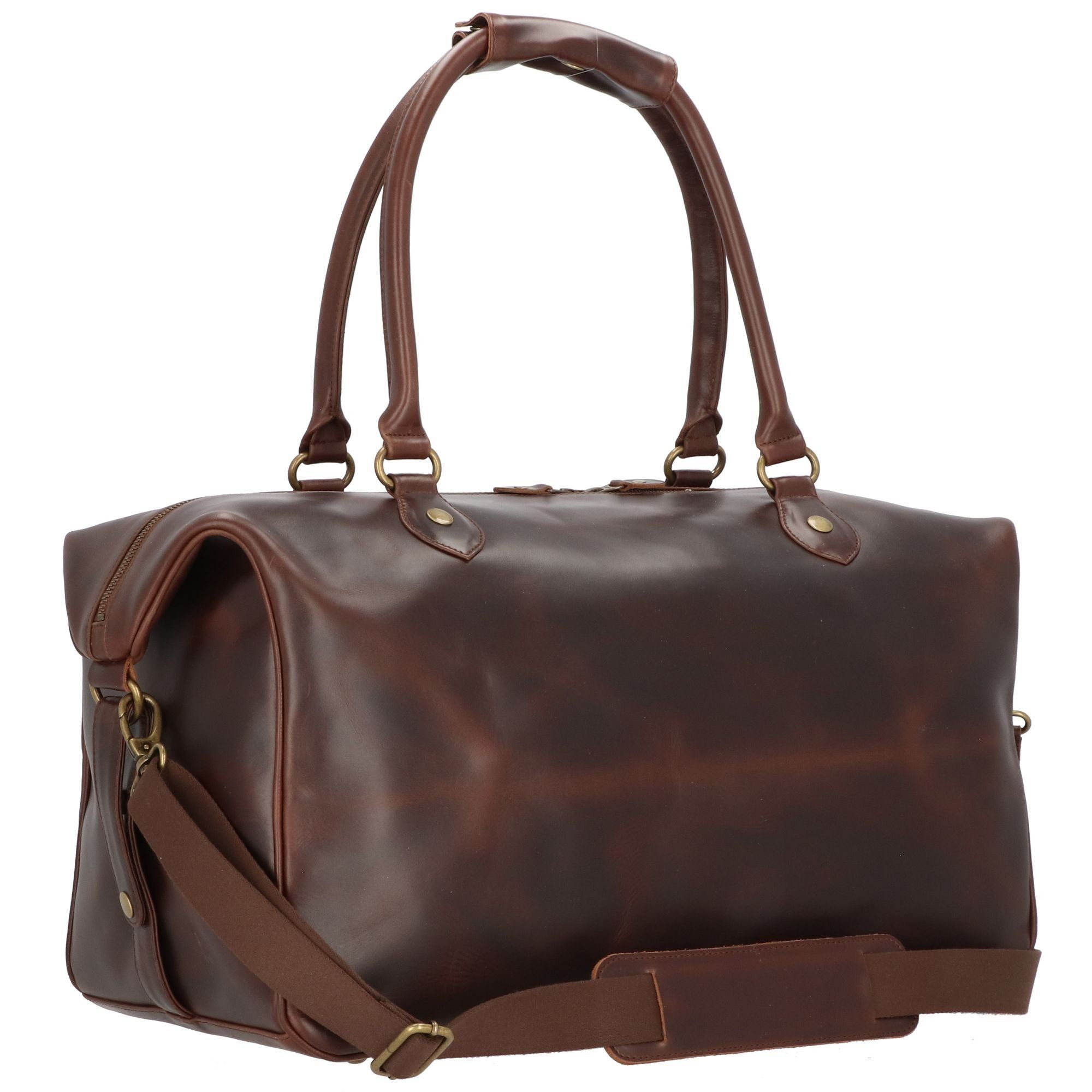 Buckle & Seam Reisetasche Linwood, Leder