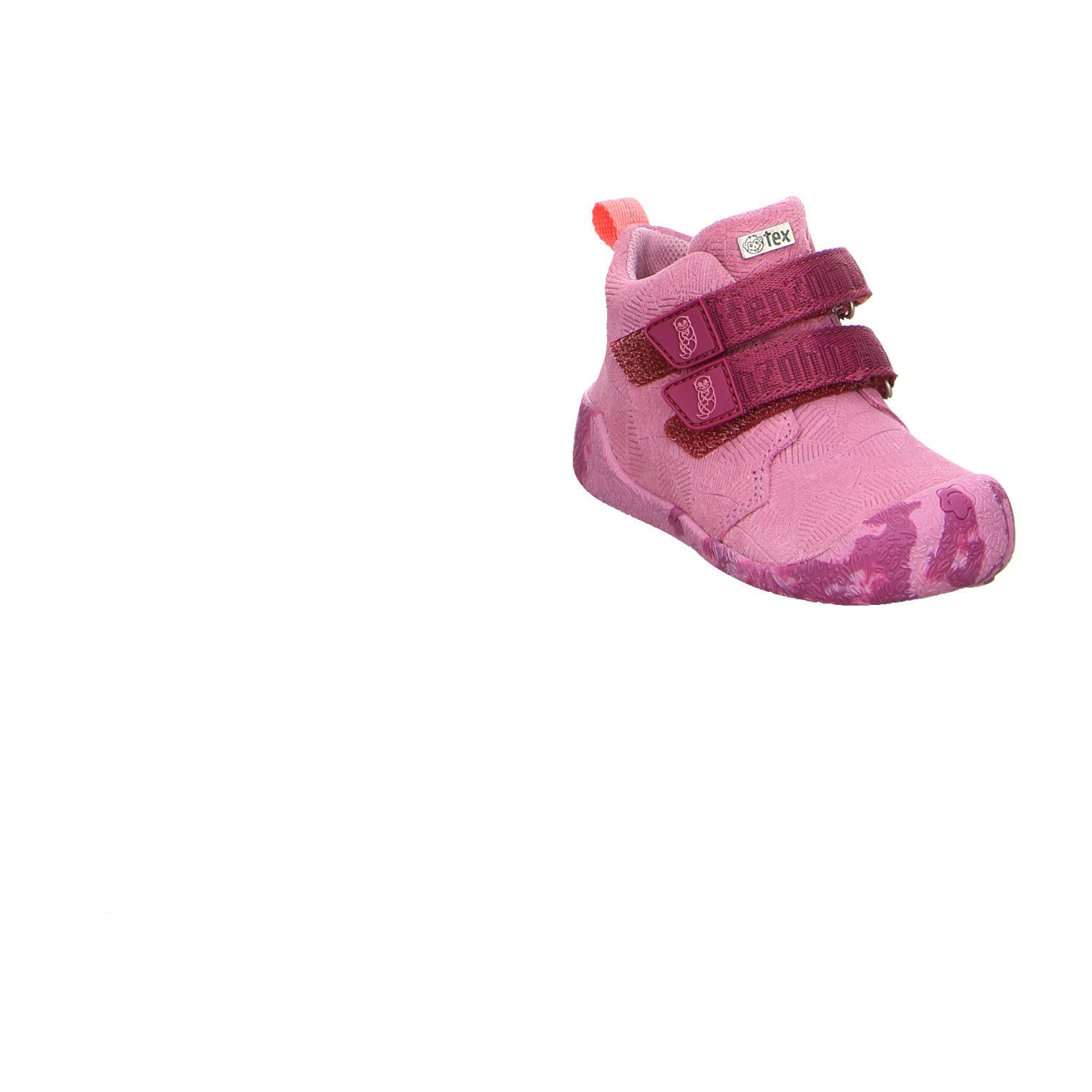 Affenzahn Fond Of Talky Hase Reptil-Prägung Klettstiefel Winter Mädchen blau Winterstiefelette