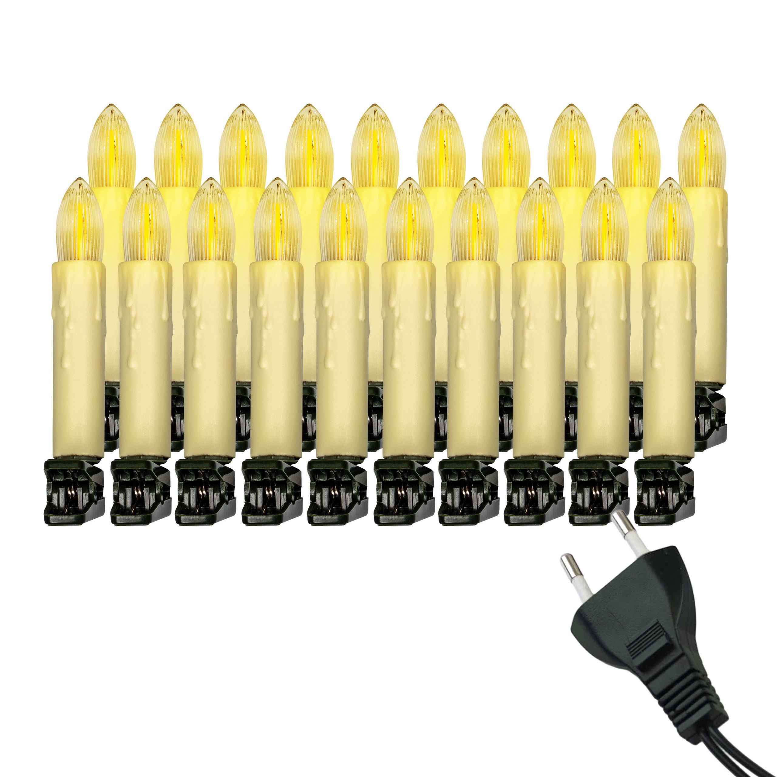 IC Winterworld LED-Lichterkette Retro LED Weihnachtsbaum-Lichterkette mit F günstig online kaufen