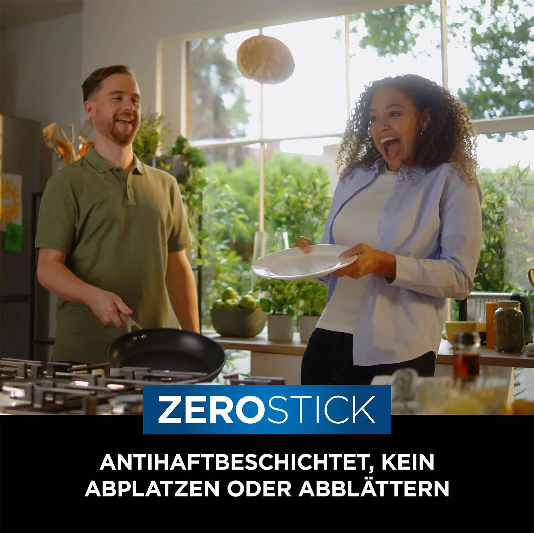 NINJA Wok ZEROSTICK Premium versch. Varianten, Aluminium, Premium Kollektion, Zerostick antihaft beschichtet, ofenfest