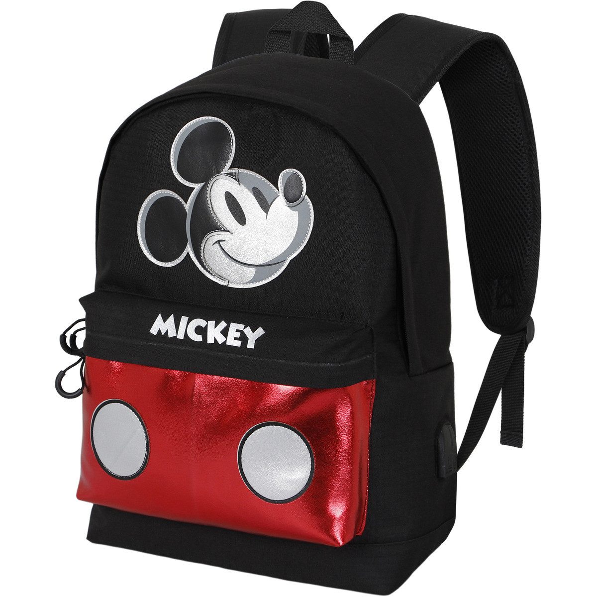 Disney Kinderrucksack Mickey Mouse Iconic-Silver HS Unisex Kinder