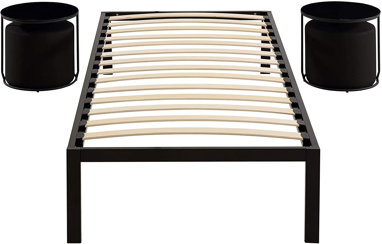 Lattenrost i-Base, i-flair, Kopfteil nicht verstellbar, Fußteil nicht verstellbar, Mit Stauraum unter dem Bett