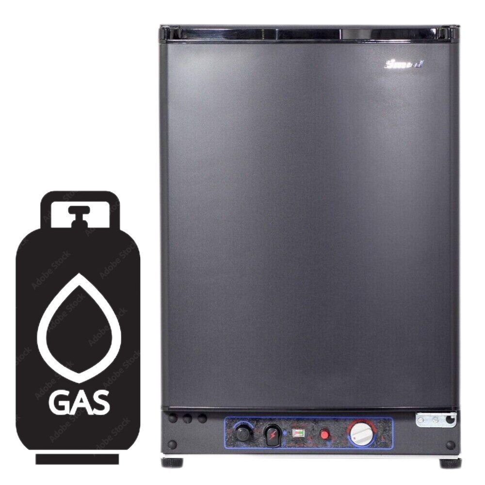 Smad Table Top Kühlschrank DSG601-1, 48 cm hoch, 46 cm breit, 56L,Lpg-Kühlschrank,für Wohnwagen,Camping