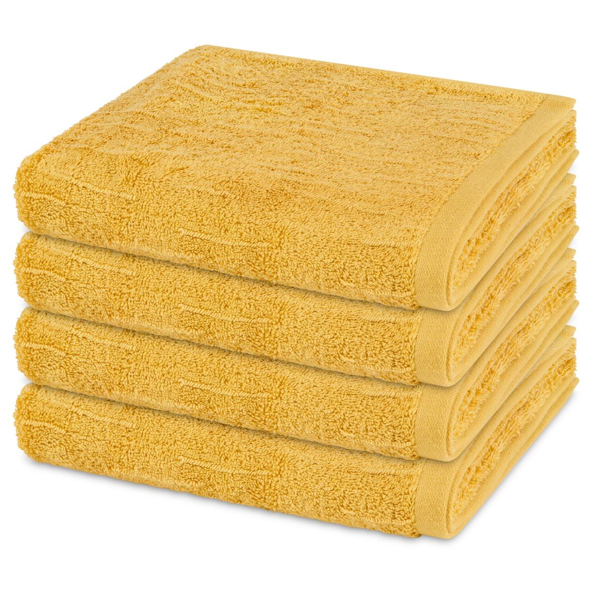 ROSS Handtuch Set Premium, Walkfrottee (Spar-Set, 4-St), 4 X Handtuch im Set - Baumwolle - Saugstark