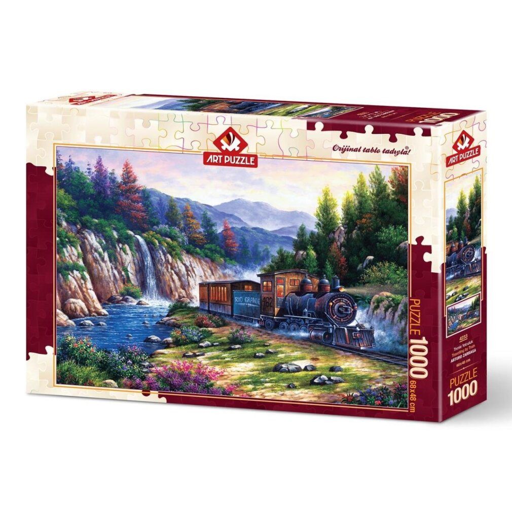 ART PUZZLE Puzzle Puzzle Train Travel 1000 Teile, Puzzleteile