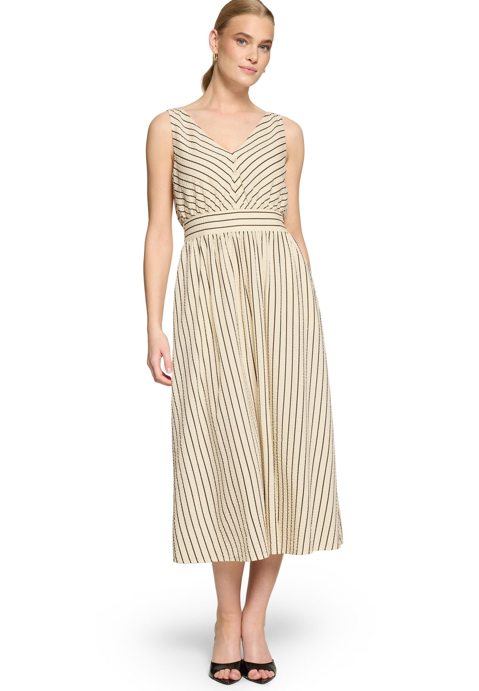 Zero Druckkleid Damen mit Streifen Material