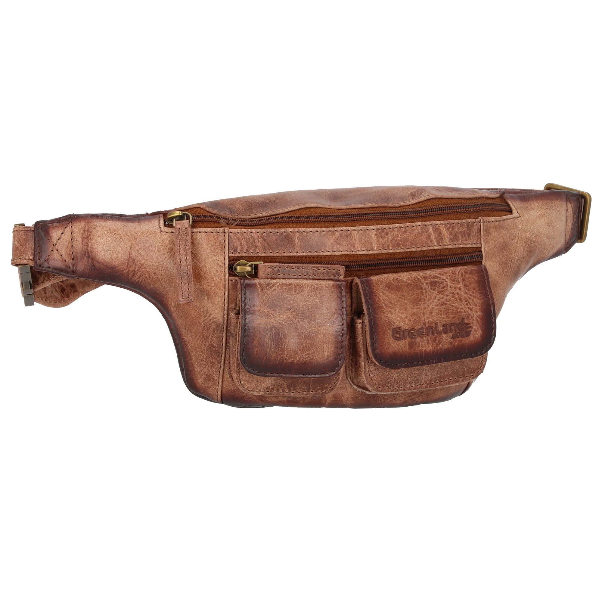 GreenLand Nature Gürteltasche Mascu & Line, Leder
