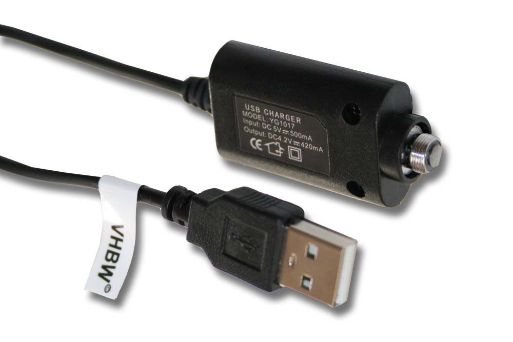 Vhbw USB-Ladekabel Für E-Zigaretten (Ego-T, EGo-V Etc.) – 0,25 M, Mit Kurzschlussschutz, 4,2V/420mA